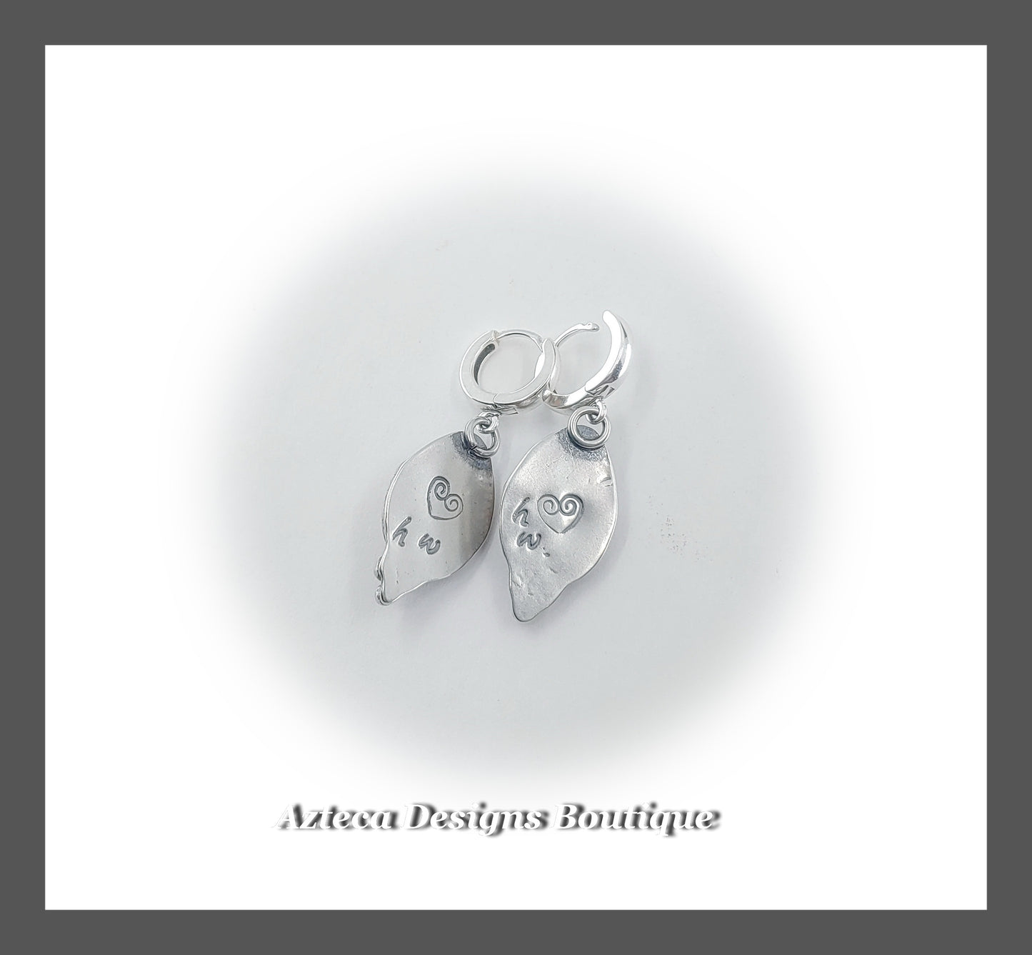 Sunstone Drop + Sterling Silver Hinged Huggie Hoop Earrings