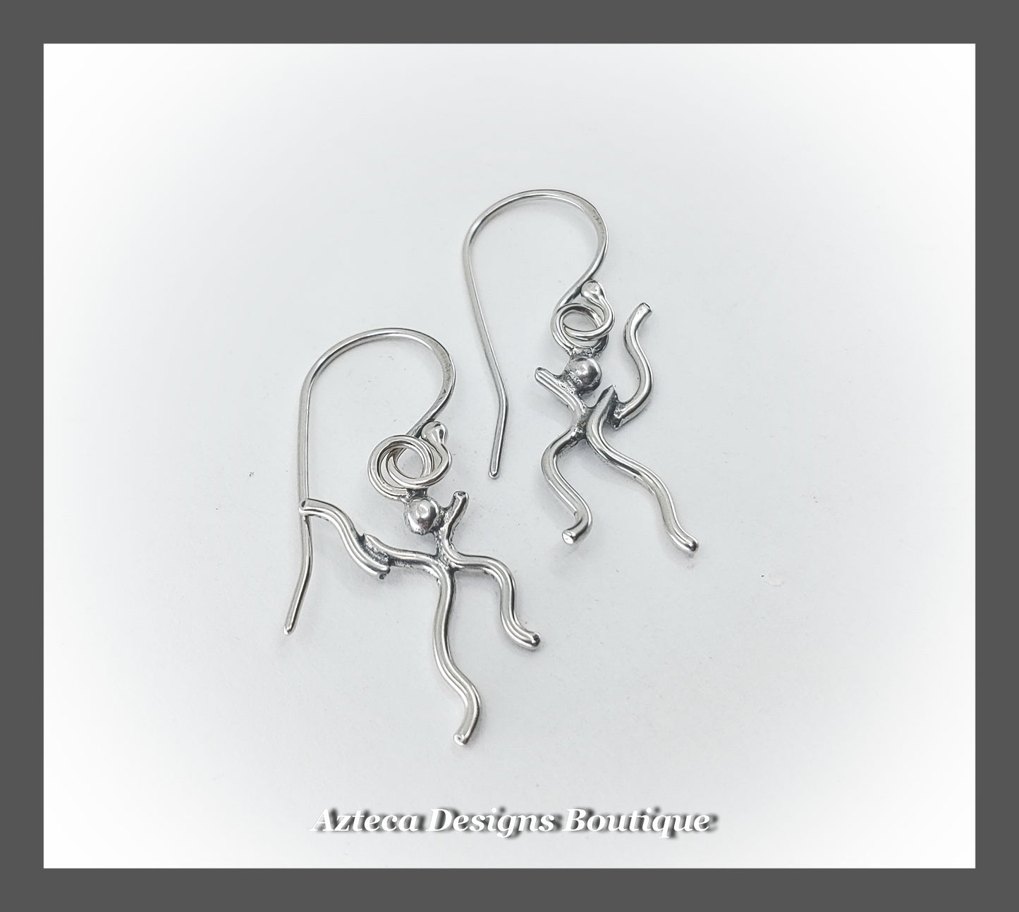 Dance + Argentium Silver Hand Fabricated Earrings