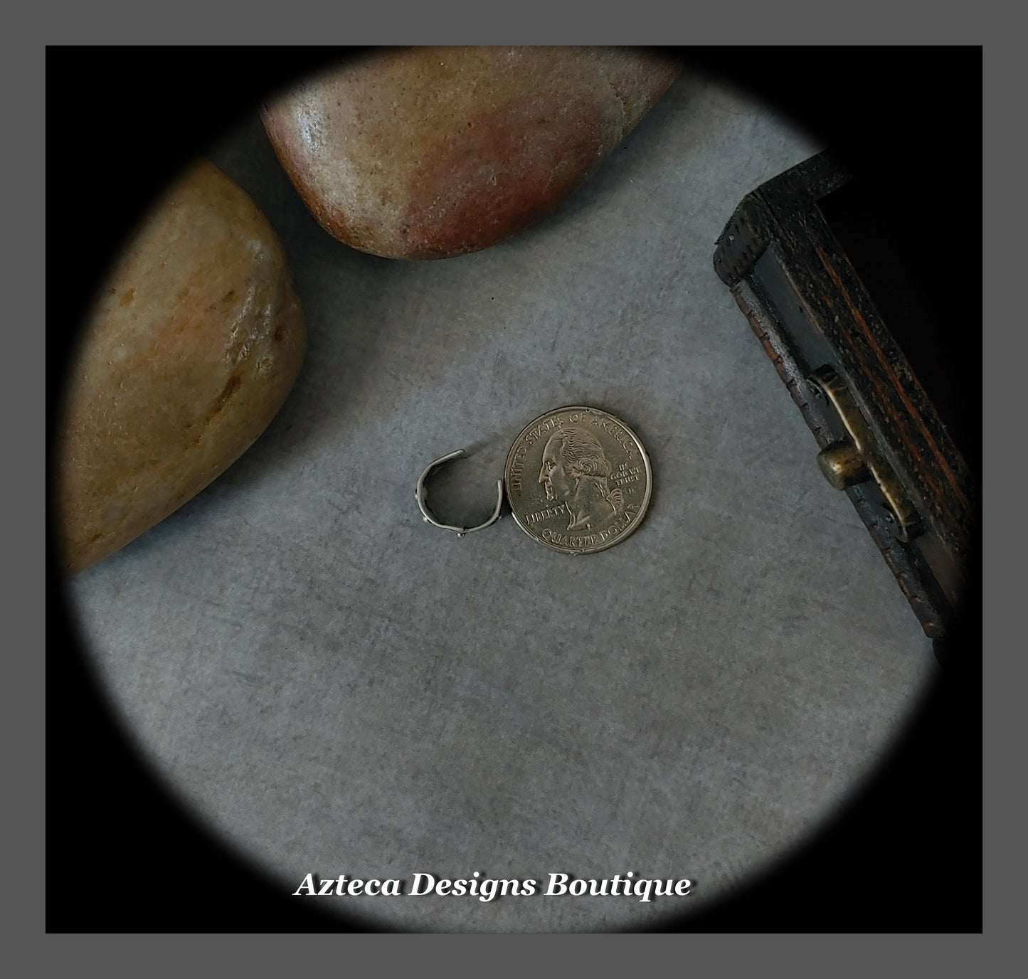 RUSTIC Raised Dot Ear Cuff + Argentium Silver + Hand Fabricated + Standard Size