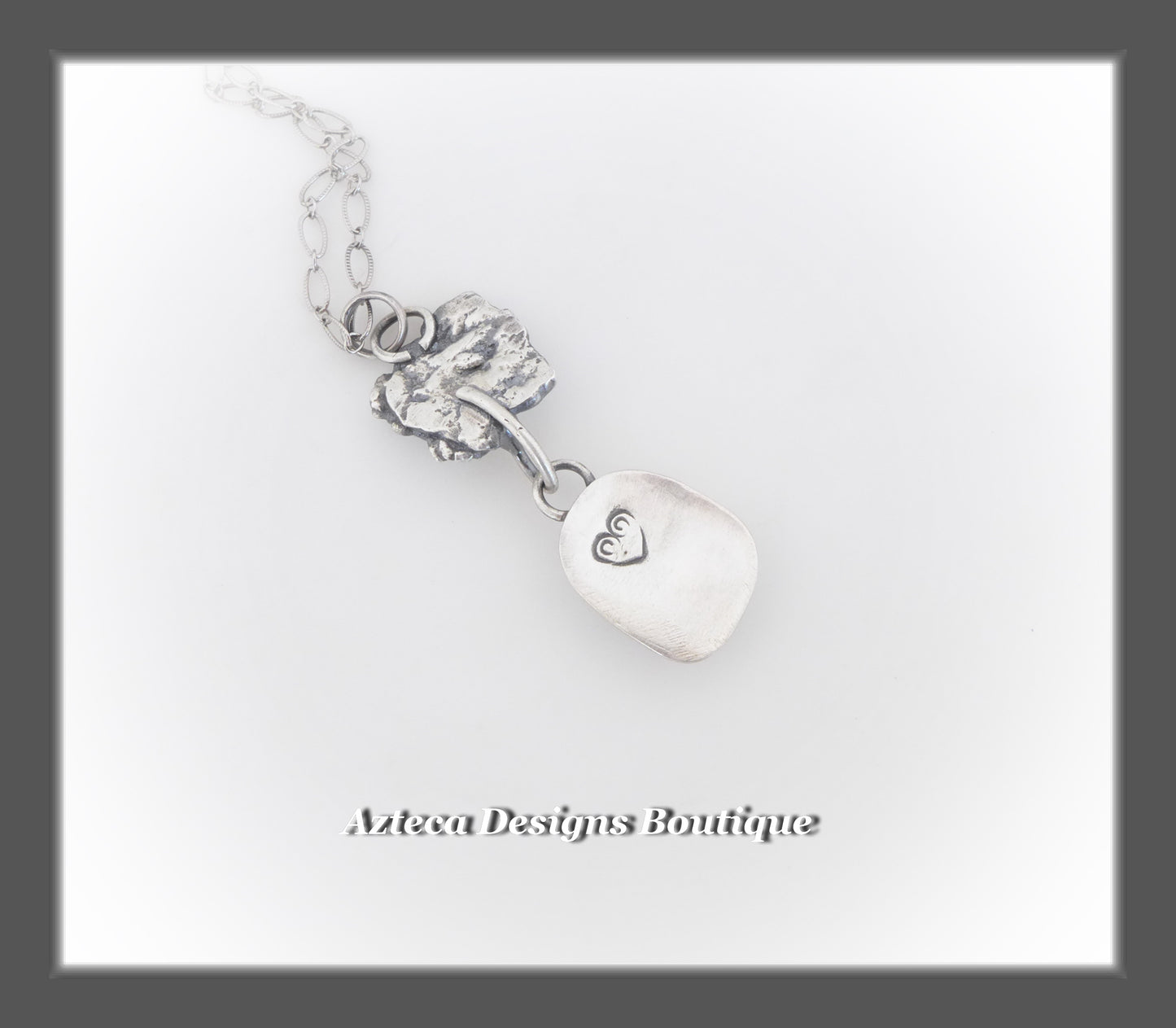 White Moonstone Rosecut+Sterling Silver+Misty Morning+Necklace