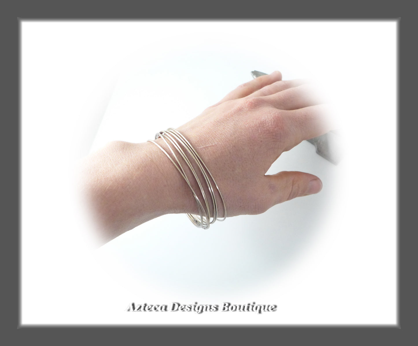 Bronze Bangles+Delicate+Hand Fabricated Bracelets