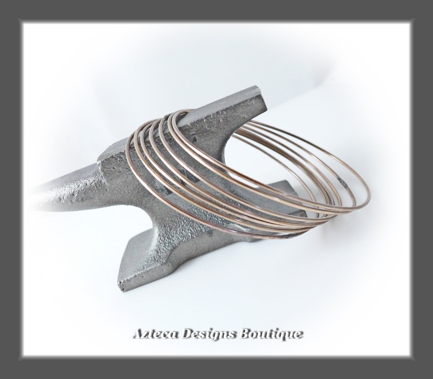 Bronze Bangles+Delicate+Hand Fabricated Bracelets